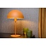 Ocher yellow table lamp with a touch of retro and a touch of modern 25 cm E14