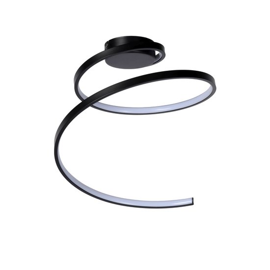 Beautiful spiral black ceiling lamp 46 cm 24W 3000K 3StepDim