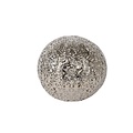 Gracefully spherical elegant table lamp 14.5 cm G9 silver