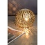 Lampe de table élégante gracieusement sphérique 14,5 cm G9 argent
