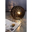 Gracefully elegant black spherical table lamp 14.5 cm G9