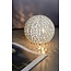 Gracefully spherical elegant white table lamp 14.5 cm G9