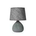 Gray simple and rural table lamp 18 cm E14