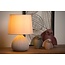 Lampe à poser beige simple et champêtre 18 cm E14