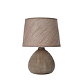 Lampe à poser rustique et simple marron 18 cm E14