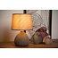 Brown rural and simple table lamp 18 cm E14