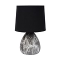 Lampe à poser noire élégante et intemporelle 16 cm E14