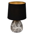 Lampe à poser noire élégante et intemporelle 16 cm E14