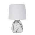 Elegant and timeless white table lamp 16 cm E14