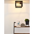 Industrial cube gray metal ceiling lamp E27