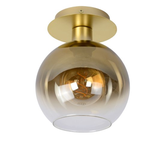 Plafonnier rétro chaud or mat/laiton E27