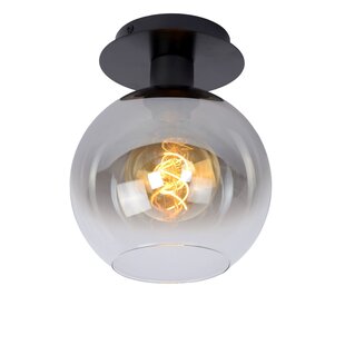 Warme retro zwart plafondlamp E27