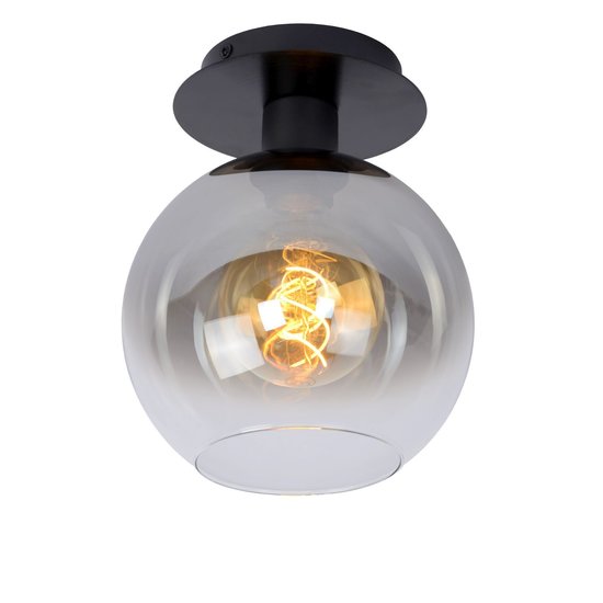 Plafonnier rétro noir chaleureux E27