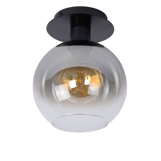 Warme retro zwart plafondlamp E27