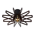 Scandinavian and modern black ceiling lamp 45 cm E27