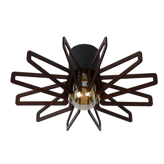 Scandinavian and modern black ceiling lamp 45 cm E27