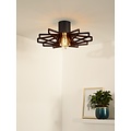 Scandinavian and modern black ceiling lamp 45 cm E27