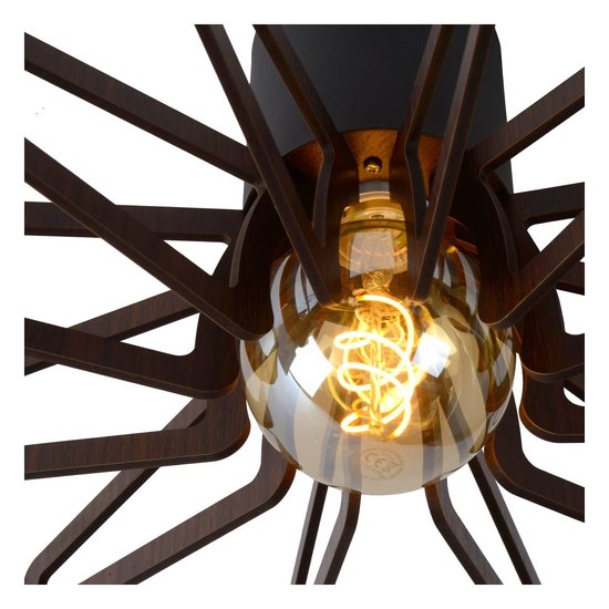 Scandinavian and modern black ceiling lamp 45 cm E27