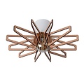 Weiße skandinavische und moderne Deckenlampe 45 cm E27