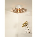 Weiße skandinavische und moderne Deckenlampe 45 cm E27