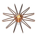 Weiße skandinavische und moderne Deckenlampe 45 cm E27