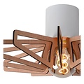 Weiße skandinavische und moderne Deckenlampe 45 cm E27