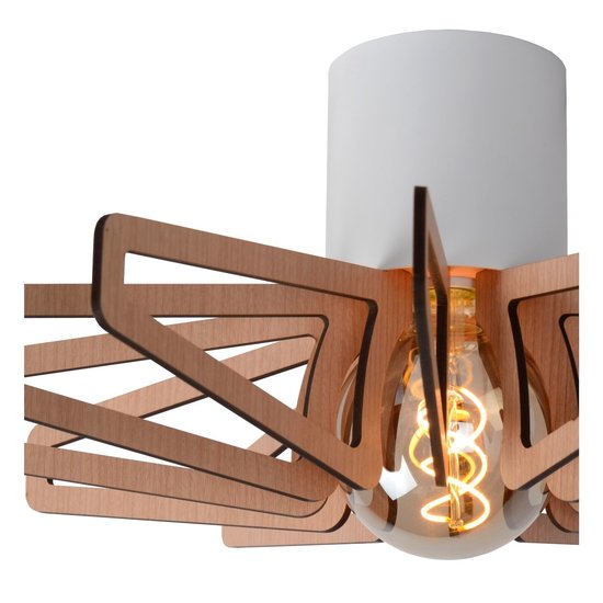 Weiße skandinavische und moderne Deckenlampe 45 cm E27