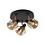 Black vintage ceiling spot modern look 36 cm 3xE14