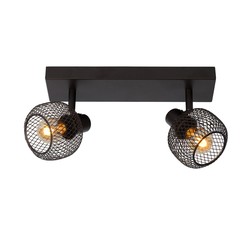LUCIDE MAREN - Ceiling Spot - 2xE14 - Black