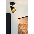Functioneel, knap en originele plafondspot E14 zwart