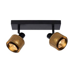 Original and functionally beautiful black ceiling spotlight E14