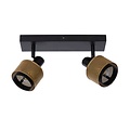 Original and functionally beautiful black ceiling spotlight E14