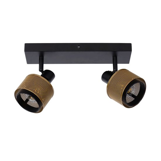 Original and functionally beautiful black ceiling spotlight E14