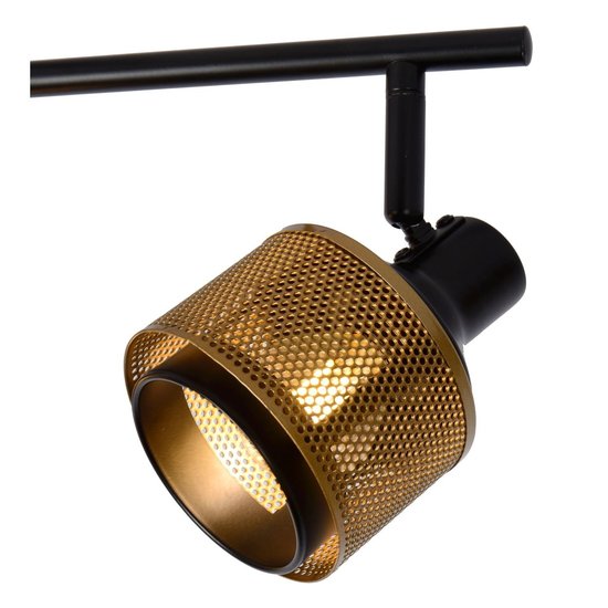 Functional, beautiful black original ceiling spotlight E14
