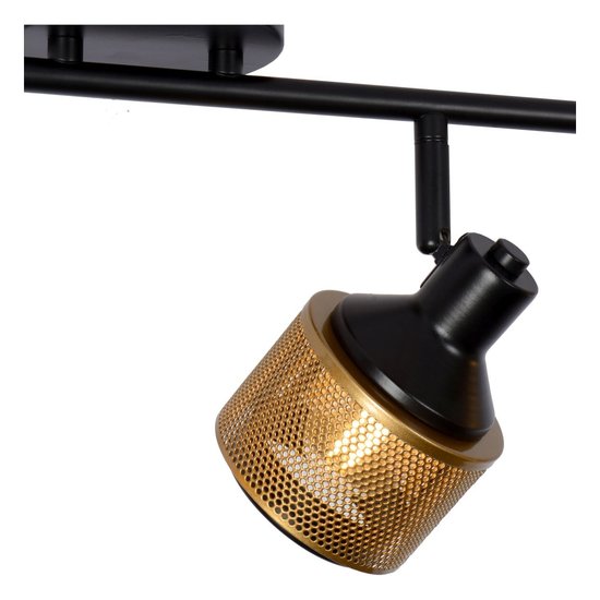 Functional, beautiful black original ceiling spotlight E14
