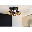 Original beautiful black and functional ceiling spotlight 42 cm E14