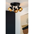 Original beautiful black and functional ceiling spotlight 42 cm E14