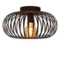 Atmospheric and vintage black ceiling lamp 40 cm Ø E27