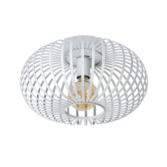 Stimmungsvolle und vintage weiße Deckenlampe 40 cm Ø E27