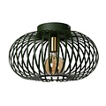 Plafonnier vert atmosphérique et vintage 40 cm Ø E27