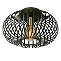 Atmospheric and vintage green ceiling lamp 40 cm Ø E27
