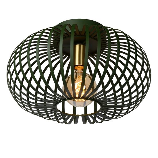 Atmospheric and vintage green ceiling lamp 40 cm Ø E27