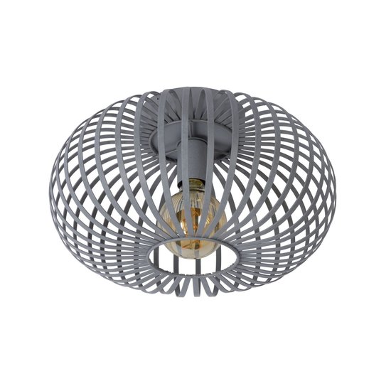 Atmospheric and vintage gray ceiling lamp 40 cm Ø E27