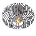 Atmospheric and vintage gray ceiling lamp 40 cm Ø E27