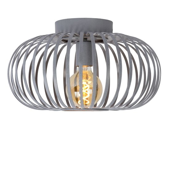 Atmospheric and vintage gray ceiling lamp 40 cm Ø E27
