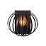 Atmospheric and vintage black wall lamp E14