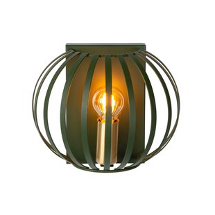 Sfeervol en vintage groene wandlamp E14