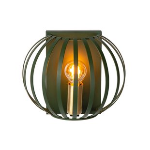 Stimmungsvolle und vintage grüne Wandlampe E14