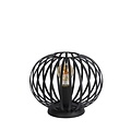 Atmospheric and vintage black table lamp 25.5 cm Ø E27
