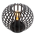 Atmospheric and vintage black table lamp 25.5 cm Ø E27